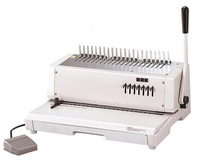 เครื่องเจาะกระดาษไฟฟ้าและเข้าเล่มมือโยก รุ่น TCC-210EPB